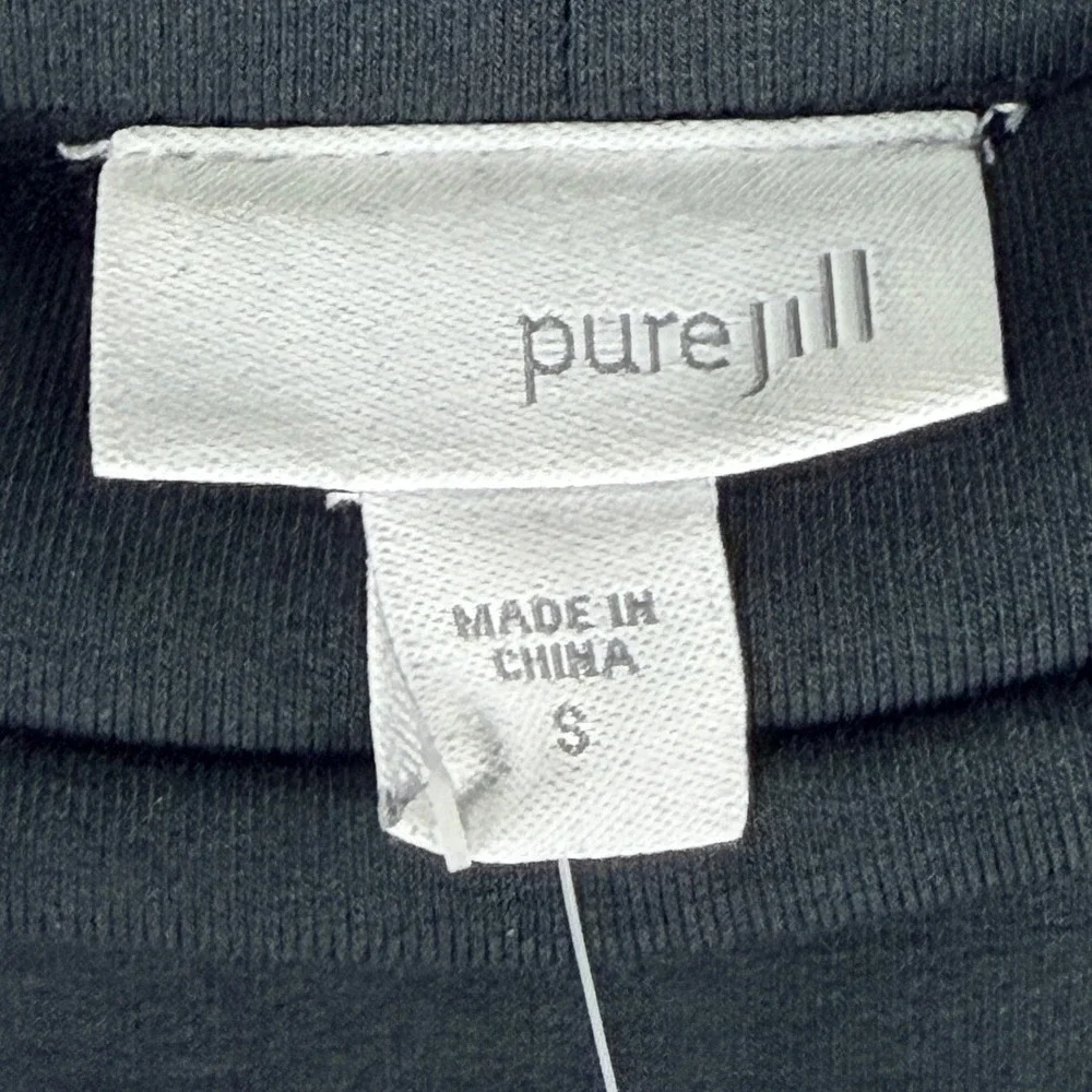 J. Jill Pure Jill Black Pima Cotton Modal Pencil‎ Skirt Small New 720946
